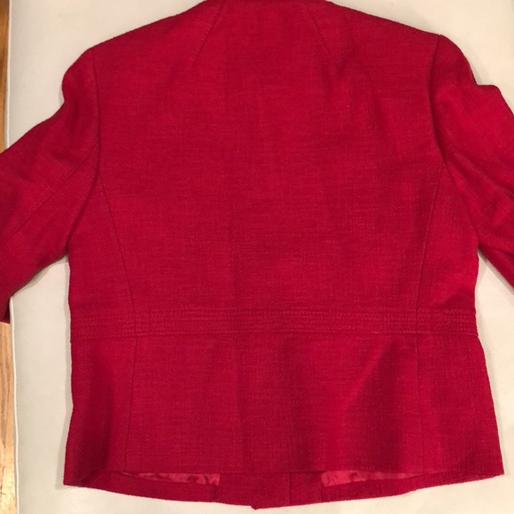 Talbots red blazer - Picture 6 of 9